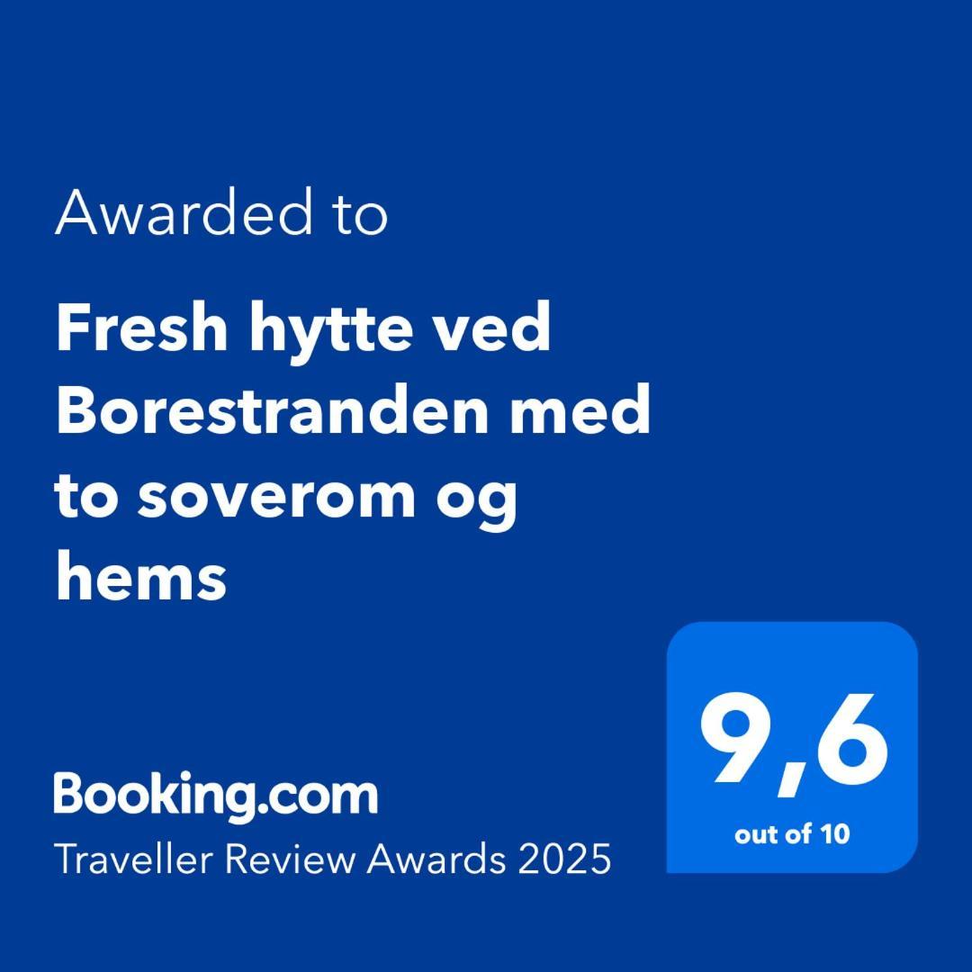 Fresh Hytte Ved Borestranden Med To Soverom Og Hems Klepp Exterior photo